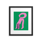 The Yoga Pose Framed Art Print Gallery Image 5