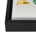 Virgo Emoji Framed Canvas Print Gallery Image 3