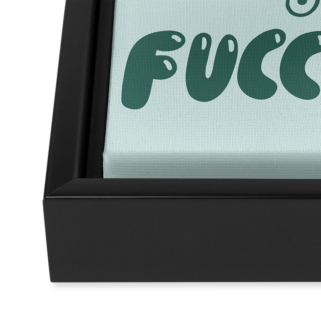 What The Fucculent Framed Canvas Print Gallery Image 3