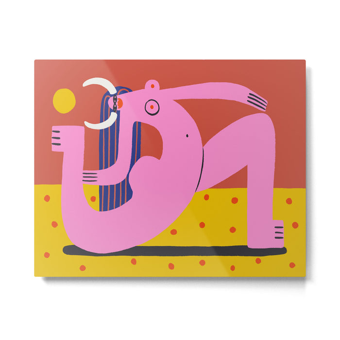 Work Hard, Self Care Hard Metal Print Gallery Image 1