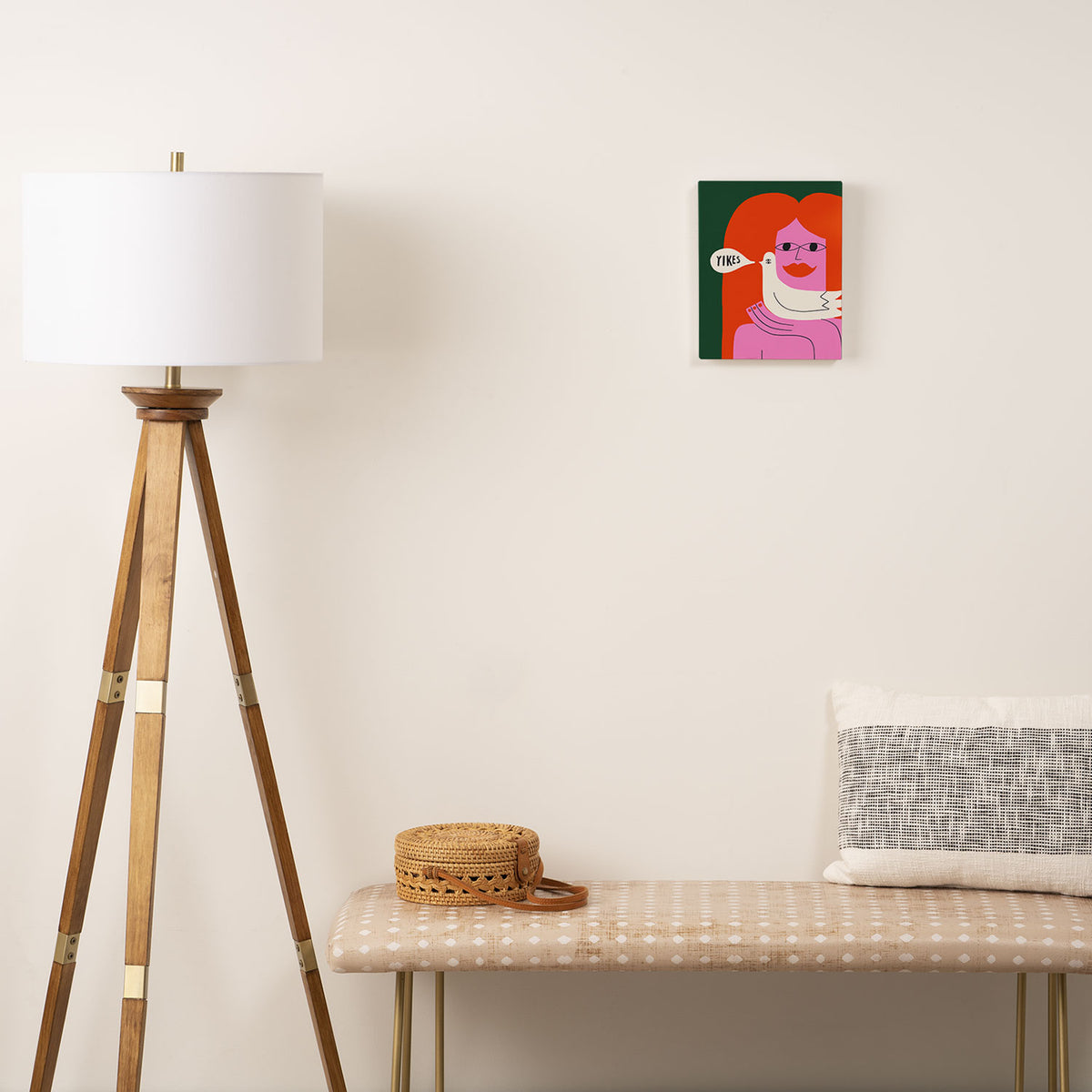 Yikes! Canvas Print Gallery Image 2