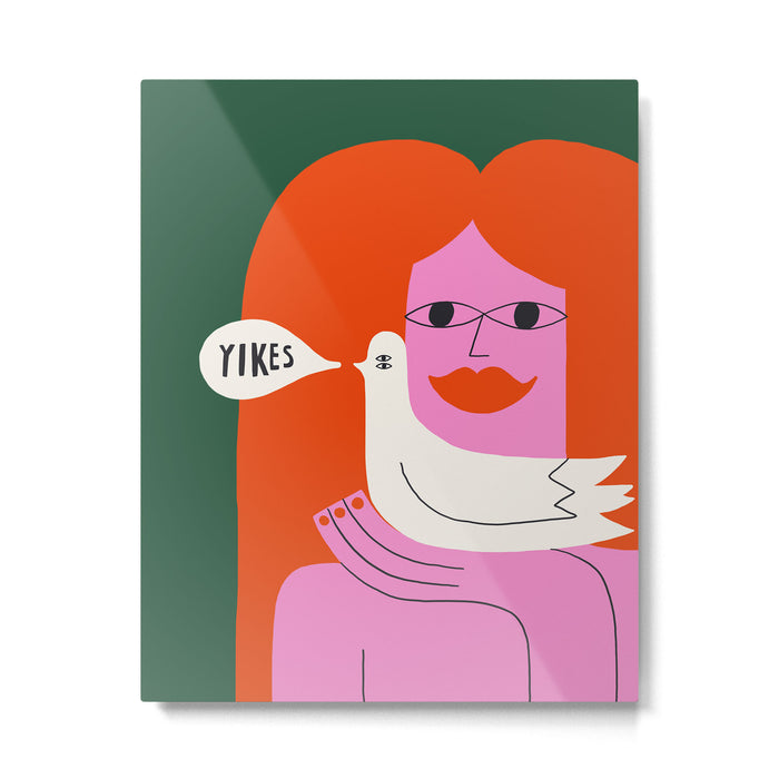Yikes! Metal Print Gallery Image 1