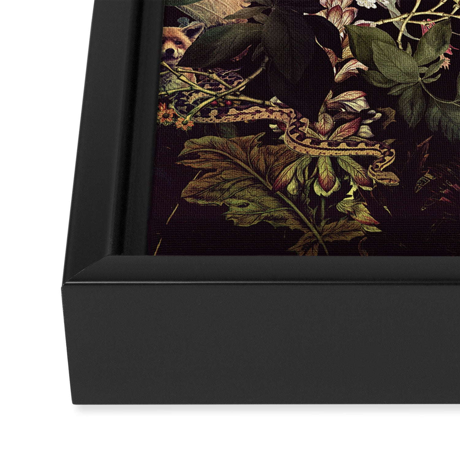 Bloom Skull Framed Canvas Print Gallery Image 3