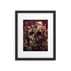 Bloom Skull Framed Art Print Gallery Image 6