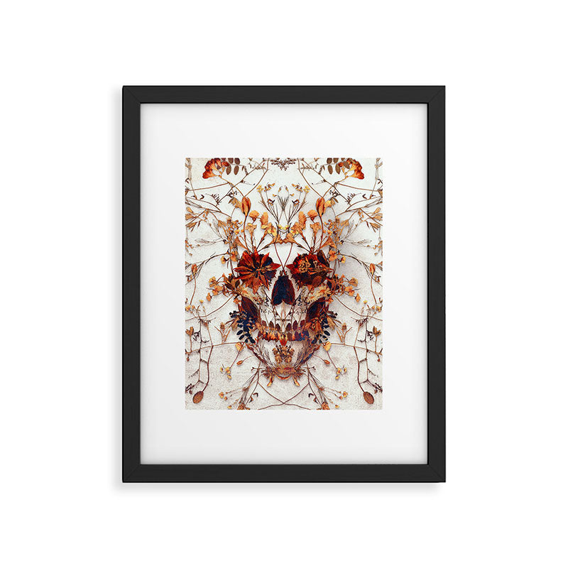 Delicate Skull Framed Art Print Gallery Image 6