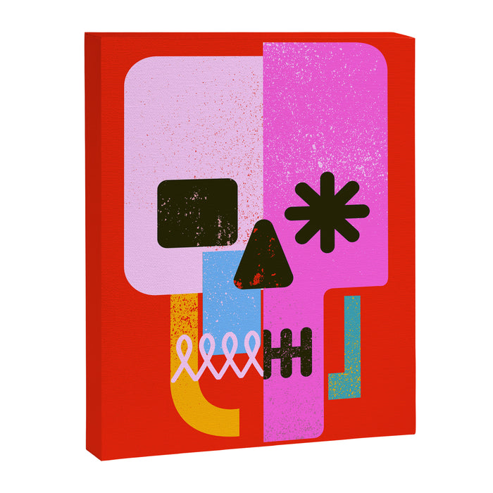 Encrypted Skull Canvas Print Gallery Image 1