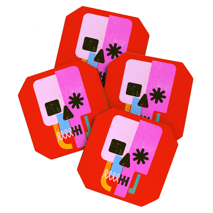 Encrypted Skull Coaster Gallery Image 1