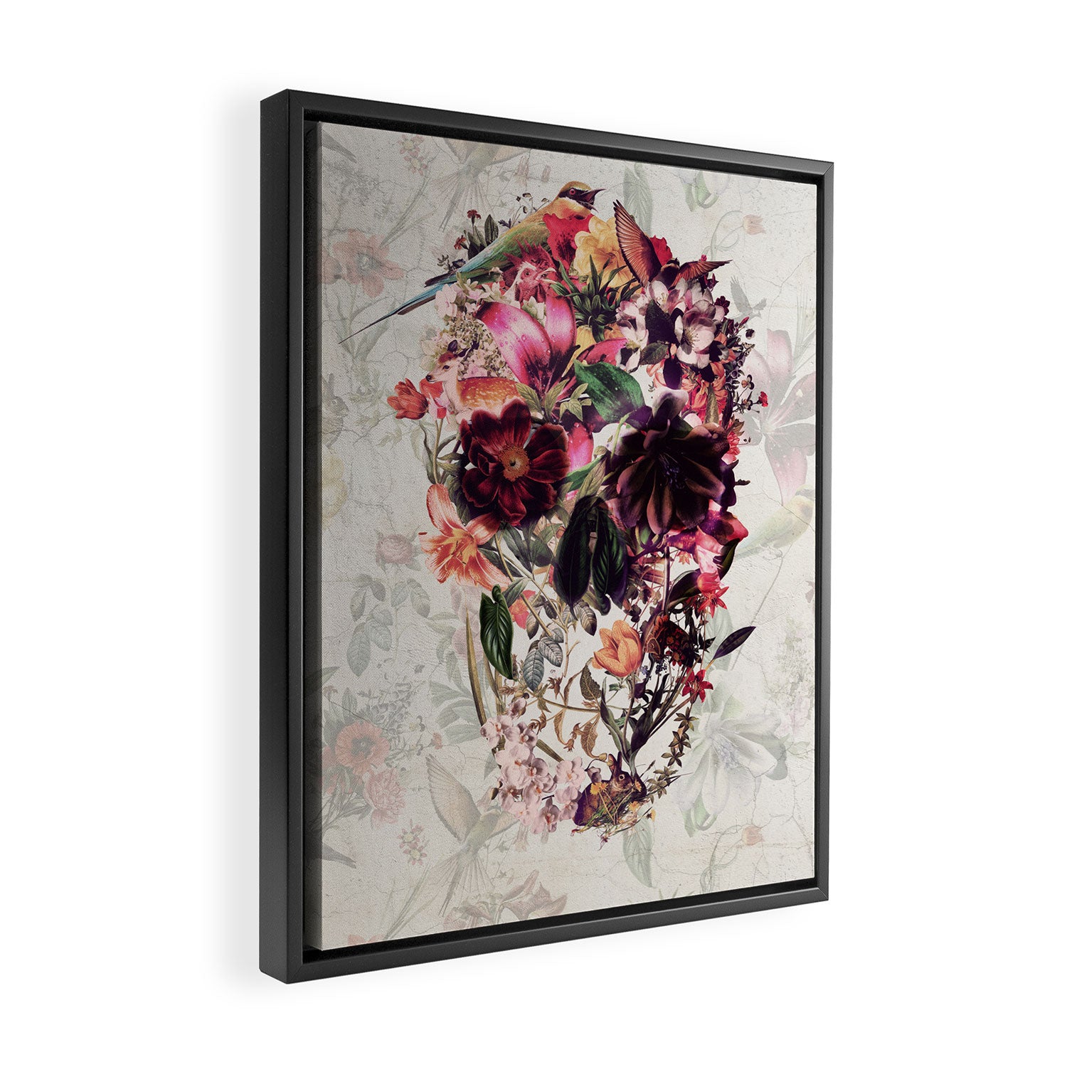 New Skull 2 Framed Canvas Print Gallery Image 2