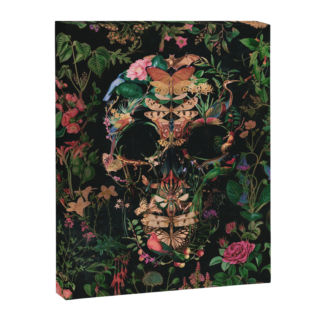 Papilion Skull Canvas Print Gallery Image 8