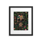 Papilion Skull Framed Art Print Gallery Image 6