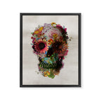 SKULL 2 Framed Canvas Print Gallery Image 8