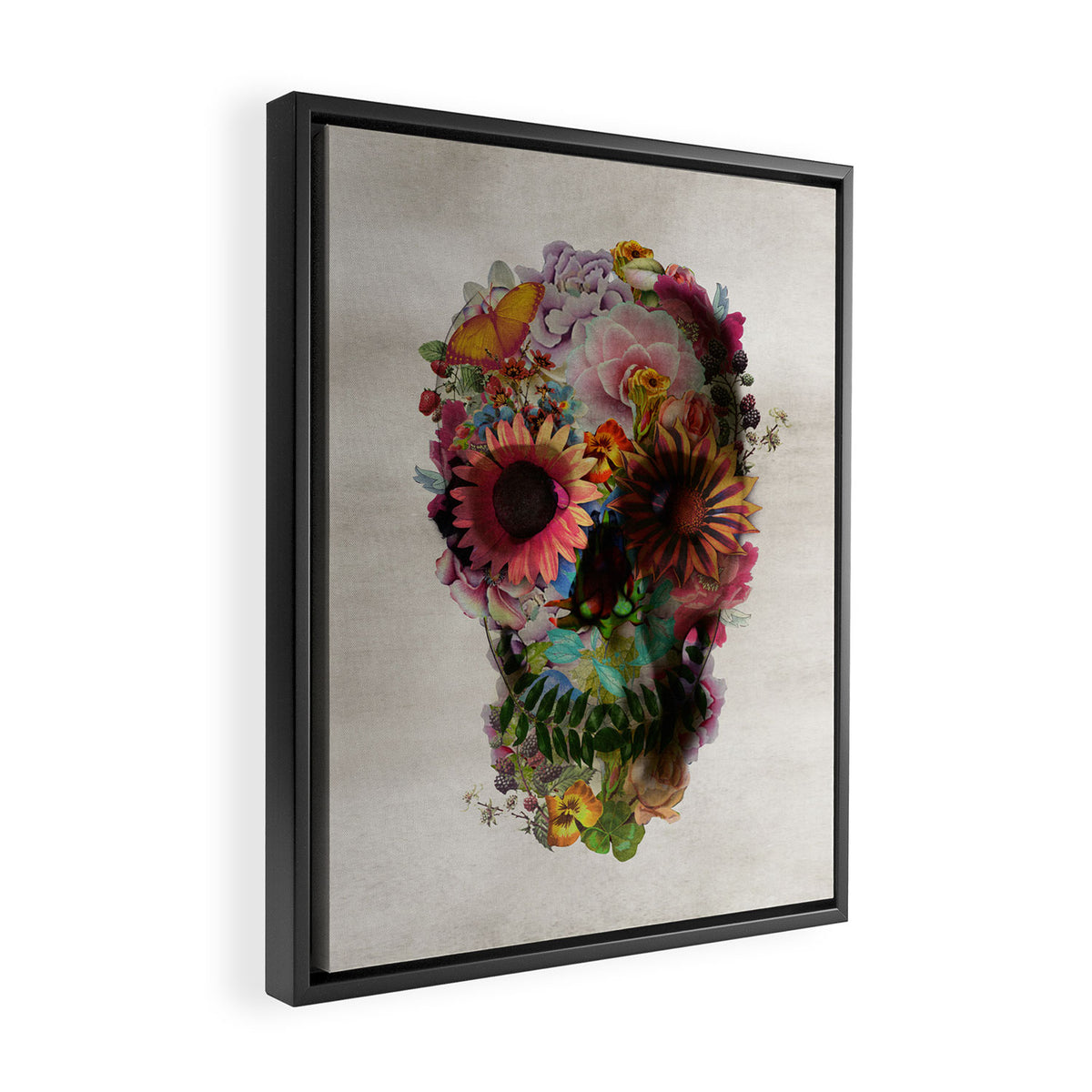 SKULL 2 Framed Canvas Print Gallery Image 2