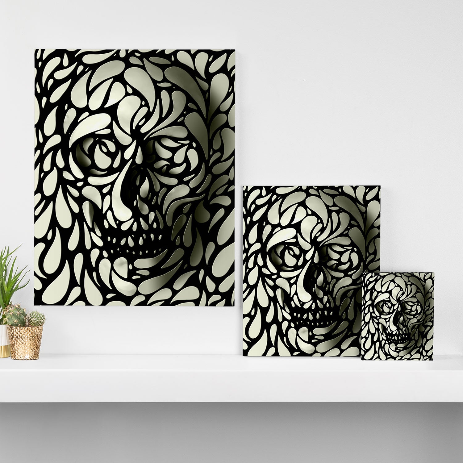 Skull Canvas Print Gallery Image 3