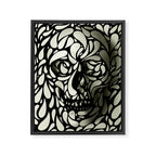 Skull Framed Canvas Print Gallery Image 6