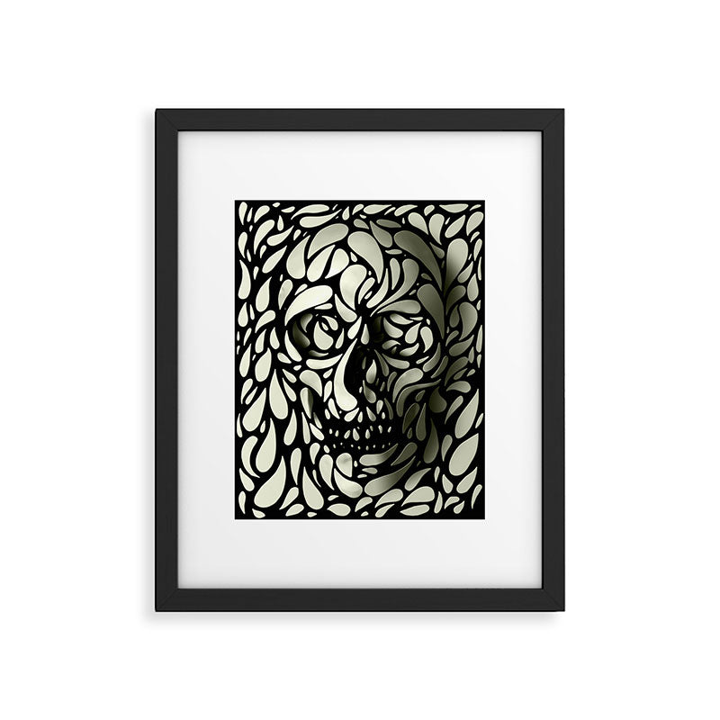Skull Framed Art Print Gallery Image 5