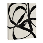 Black Twist 1 - Modern Art Print Canvas Print Gallery Image 8
