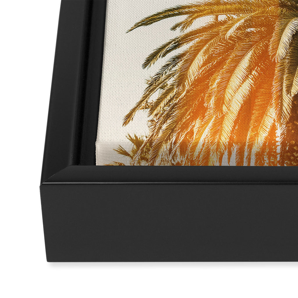 California Palms 2 - Modern Fine Art Print Framed Canvas Print Gallery Image 3