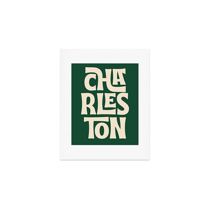 Charleston - Modern Typography Print Art Print Gallery Image 1