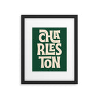 Charleston - Modern Typography Print Framed Art Print Gallery Image 5
