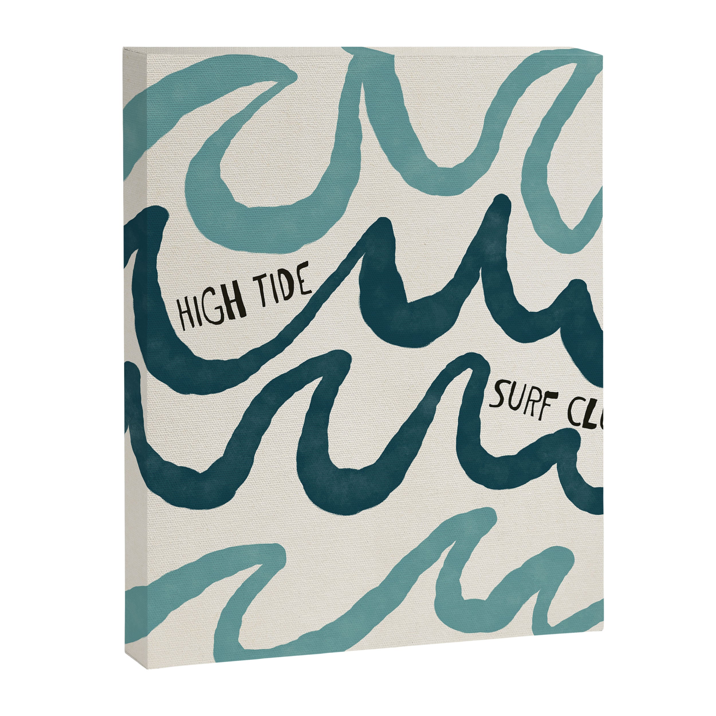 Coastal Art Print - High Tide Surf Club Canvas Print Gallery Image 6