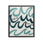 Coastal Art Print - High Tide Surf Club Framed Canvas Print Gallery Image 6