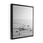 Everyone Is Here - Modern Surf Photograph Framed Canvas Print Gallery Image 2