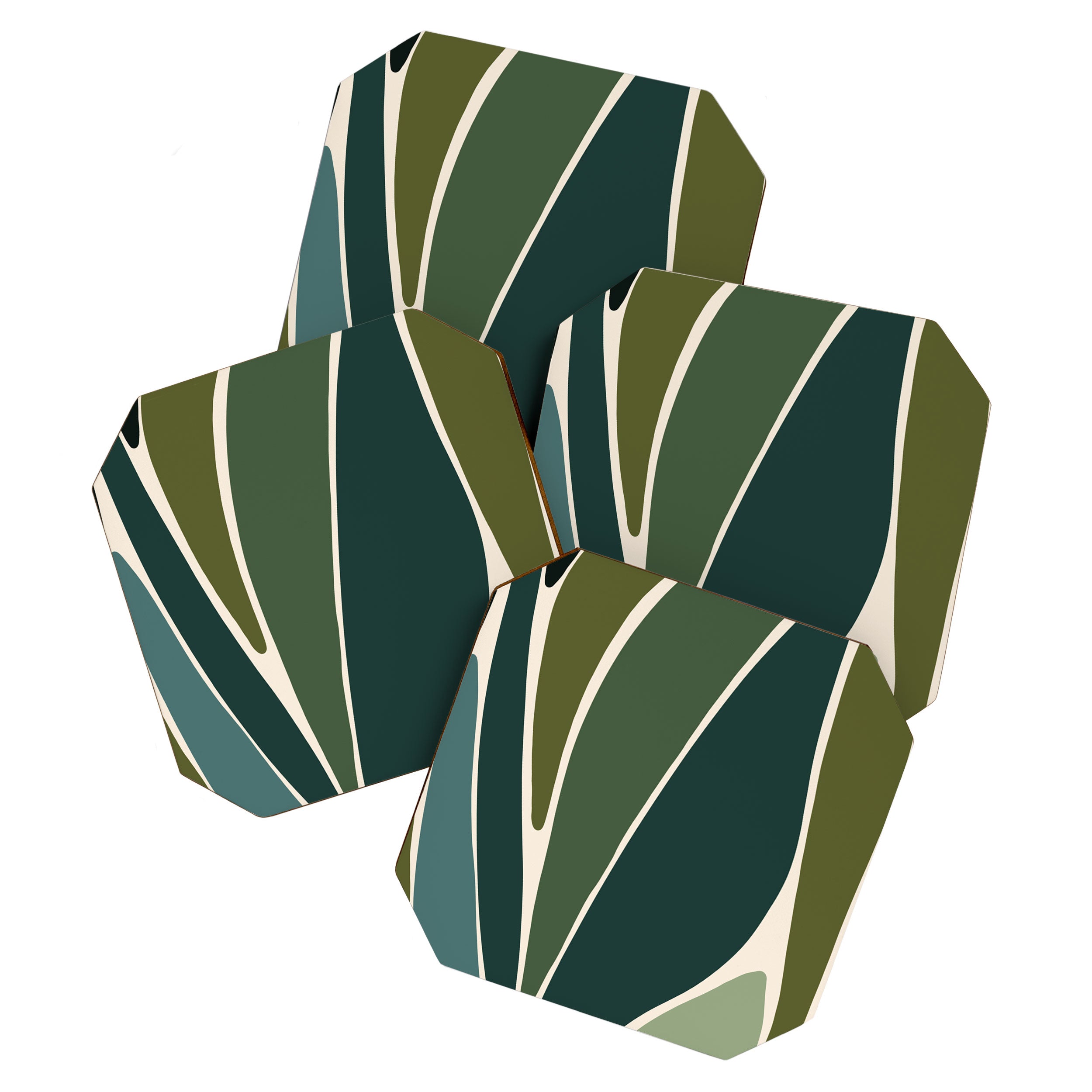 Evolve - Modern Abstract Print Coaster Gallery Image 1