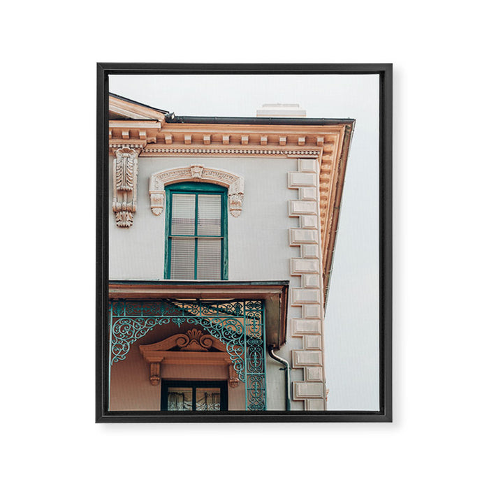 Facade Framed Canvas Print Gallery Image 1