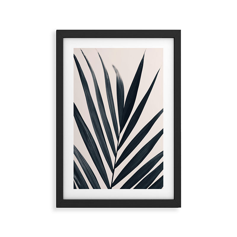 Gray Palm #3 Framed Art Print Gallery Image 2