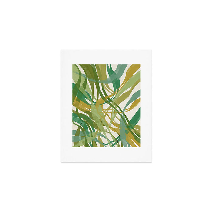 Green Twist - Modern Art Print Art Print Gallery Image 1