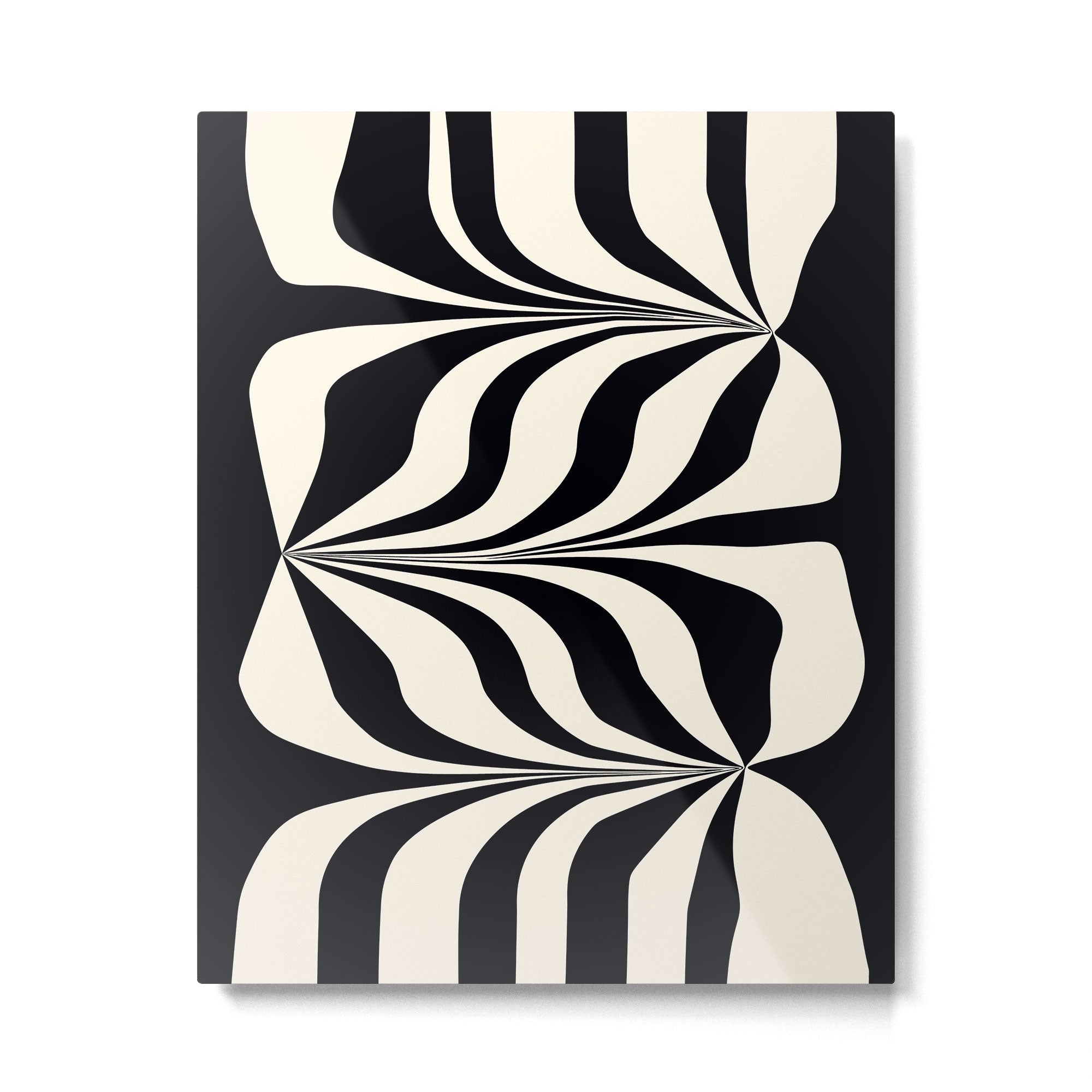 High Contrast #2 - Modern Art Print Metal Print Gallery Image 4