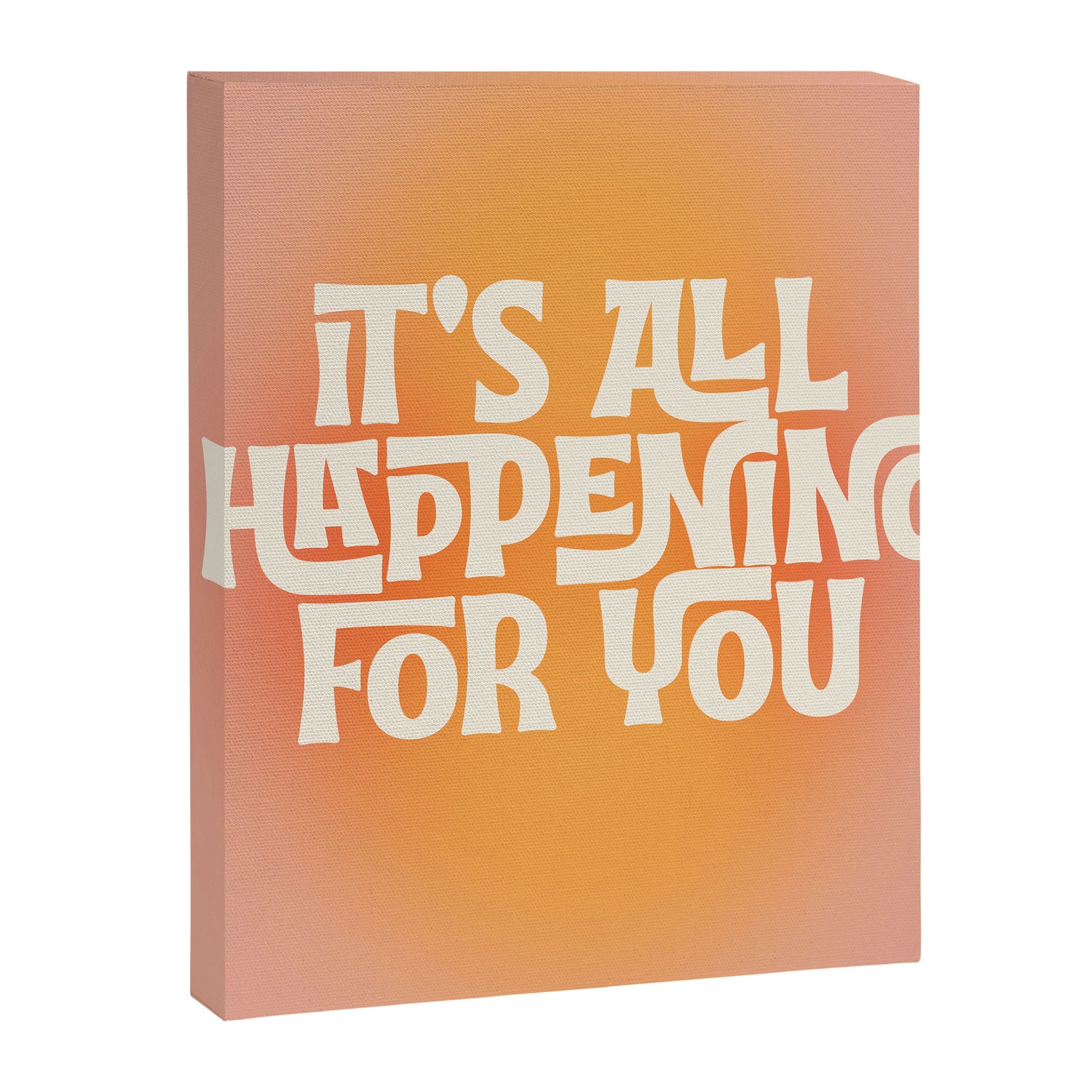 It's All Happening For You - Modern Art Print Canvas Print Gallery Image 3