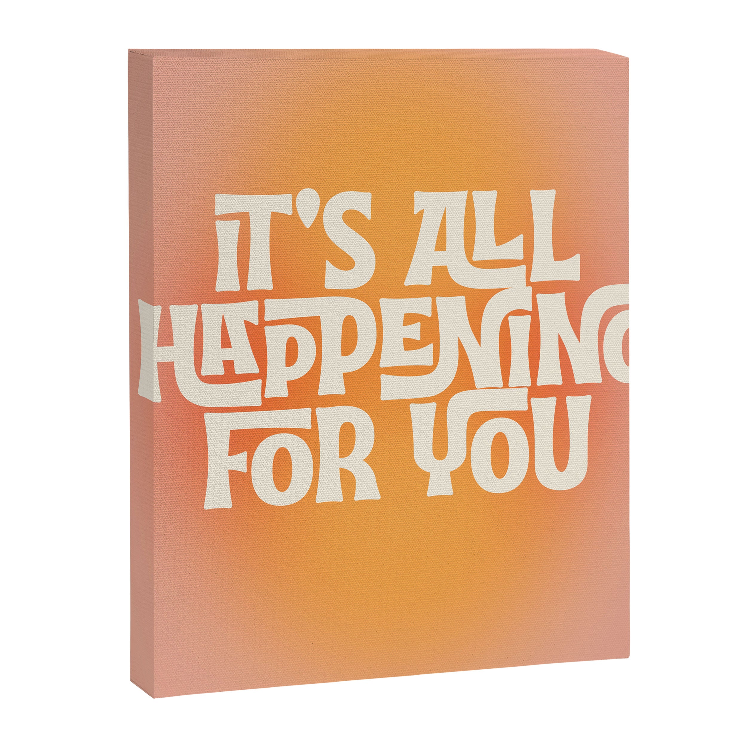 It's All Happening For You - Modern Art Print Canvas Print Gallery Image 3