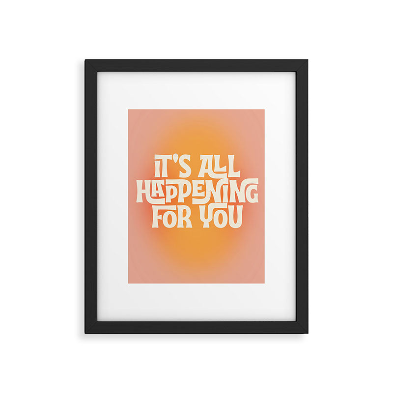 It's All Happening For You - Modern Art Print Framed Art Print Gallery Image 4