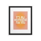 It's All Happening For You - Modern Art Print Framed Art Print Gallery Image 4