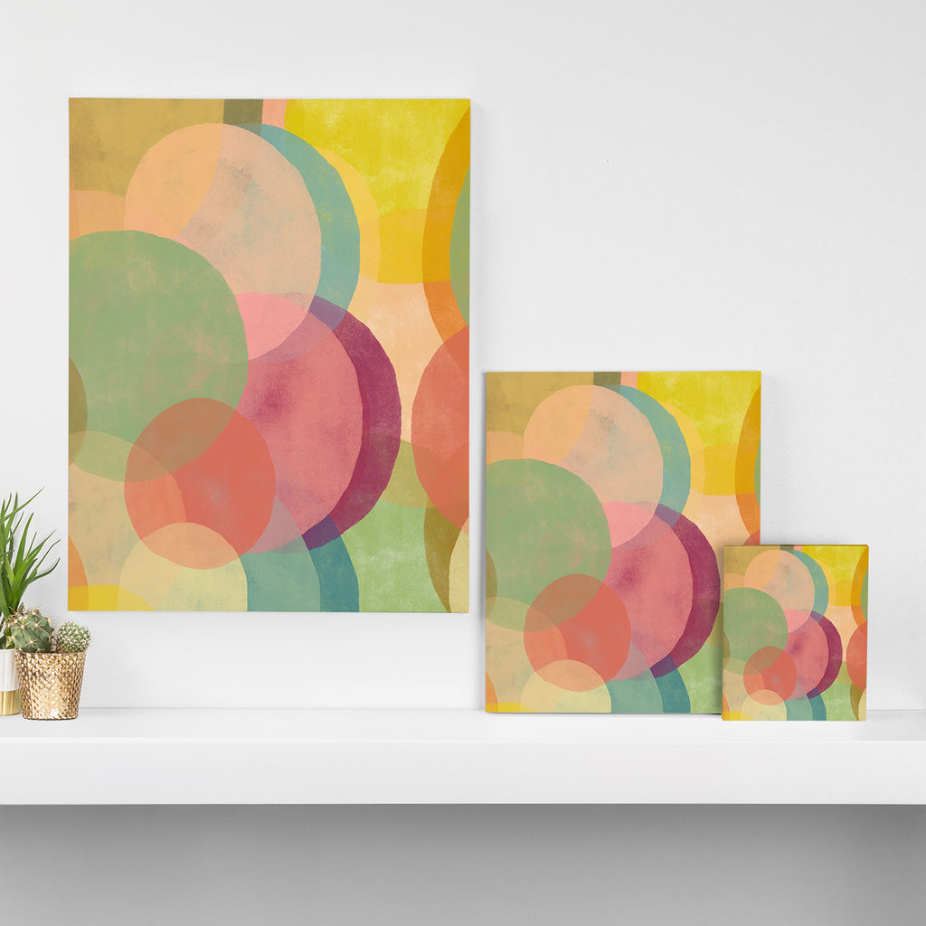 Mid Century Abstract Art Print - Organic Abstract #6 Canvas Print Gallery Image 3