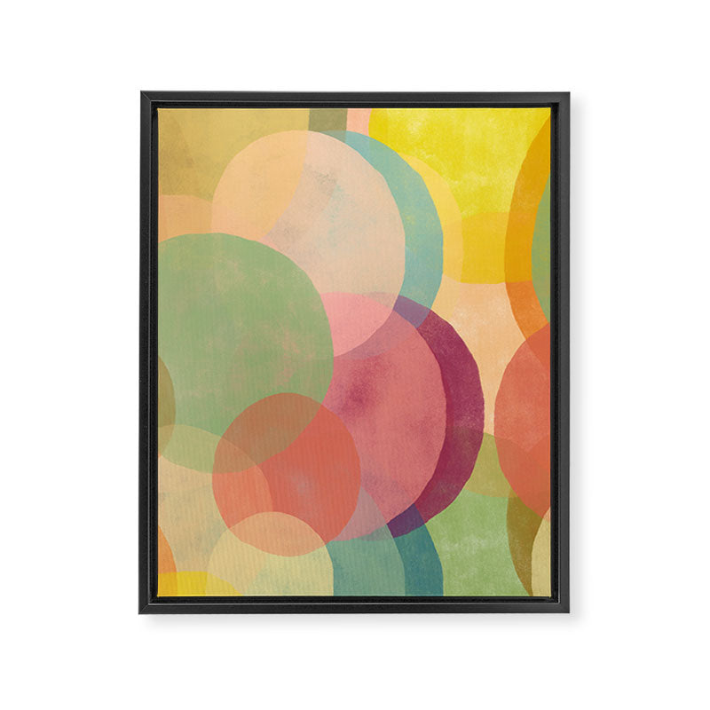 Mid Century Abstract Art Print - Organic Abstract #6 Framed Canvas Print Gallery Image 3