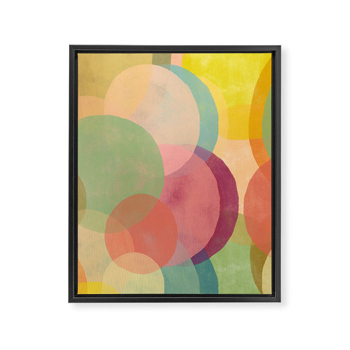 Mid Century Abstract Art Print - Organic Abstract #6 Framed Canvas Print Gallery Image 1