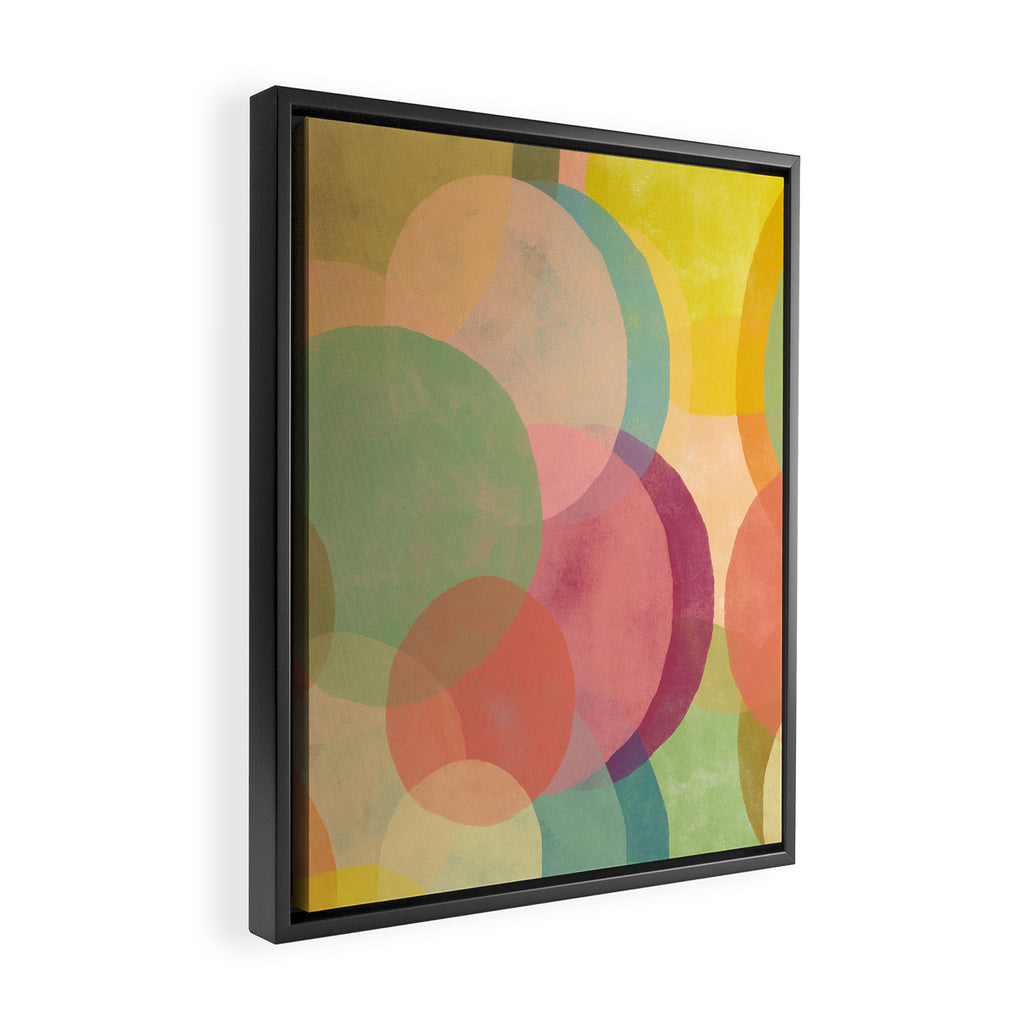 Mid Century Abstract Art Print - Organic Abstract #6 Framed Canvas Print Gallery Image 2