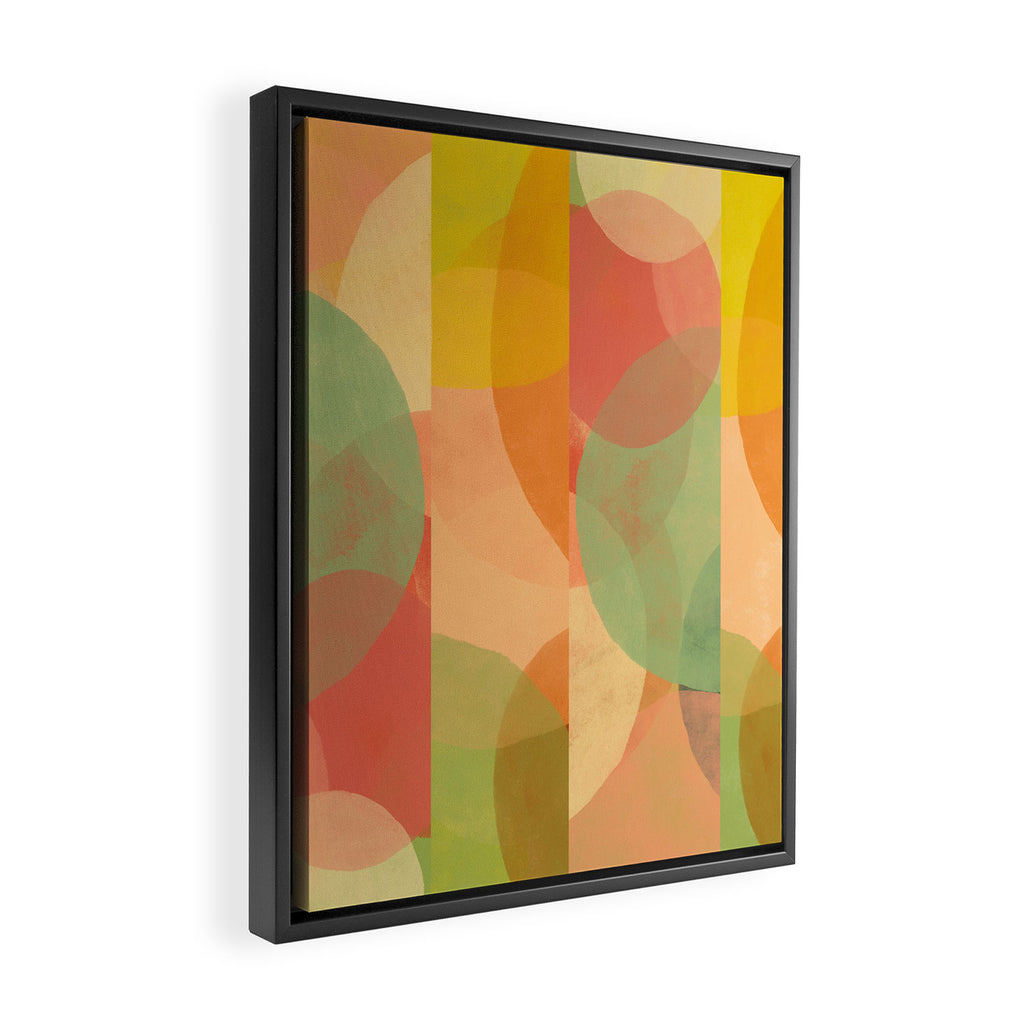 Mid-Century Abstract Art Print - Organic Abstract #1 Framed Canvas Print Gallery Image 2