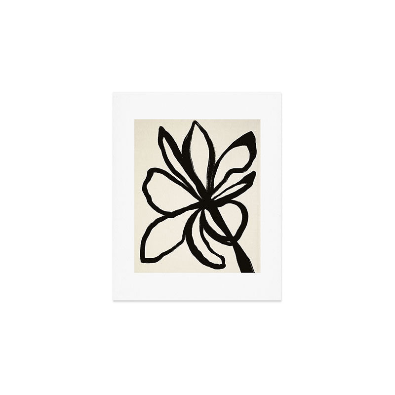 Midnight Floral #1 - Abstract Art Print Art Print Gallery Image 1