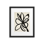 Midnight Floral #1 - Abstract Art Print Framed Art Print Gallery Image 5