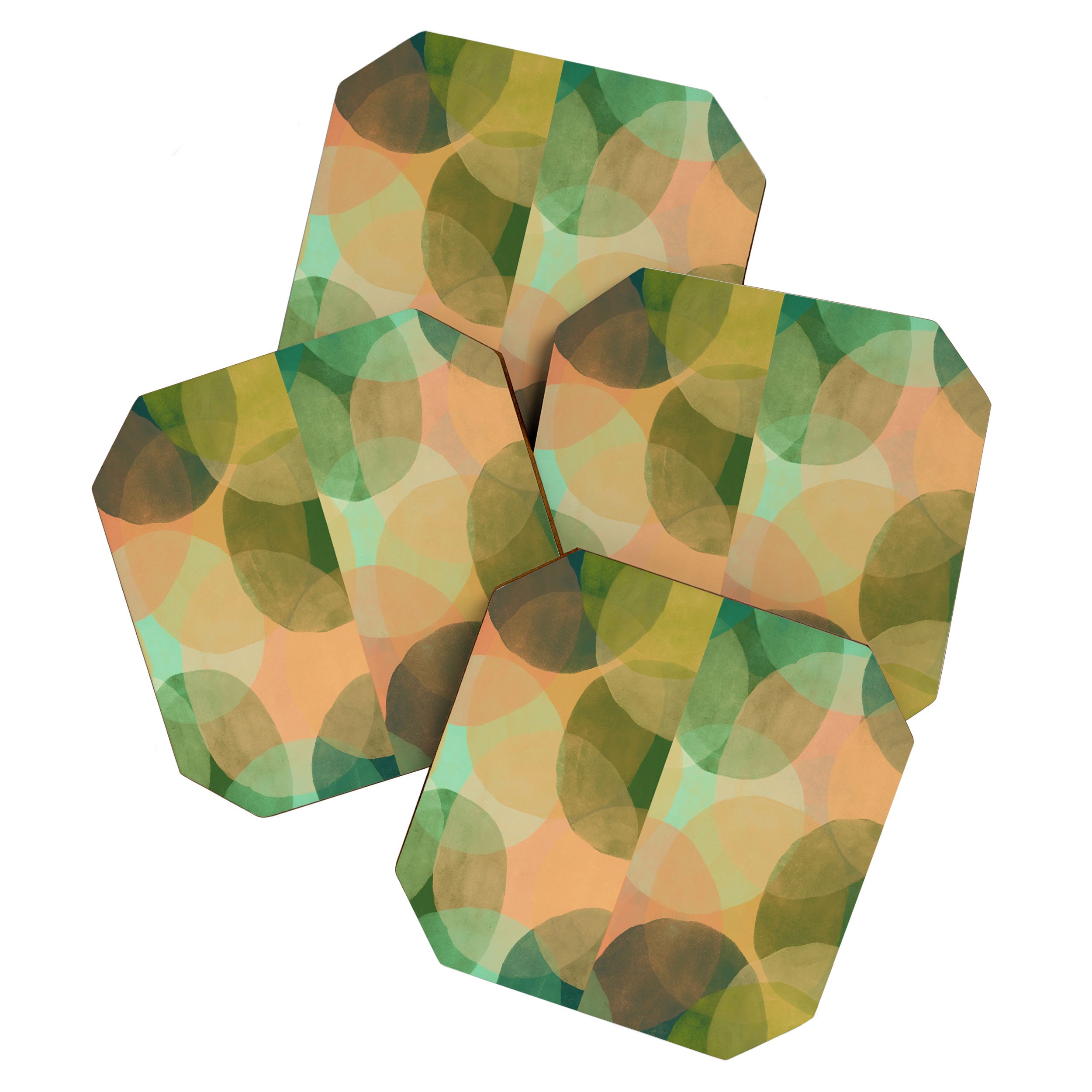 Modern Abstract Art Print - Organic Abstract #10 Coaster Gallery Image 1