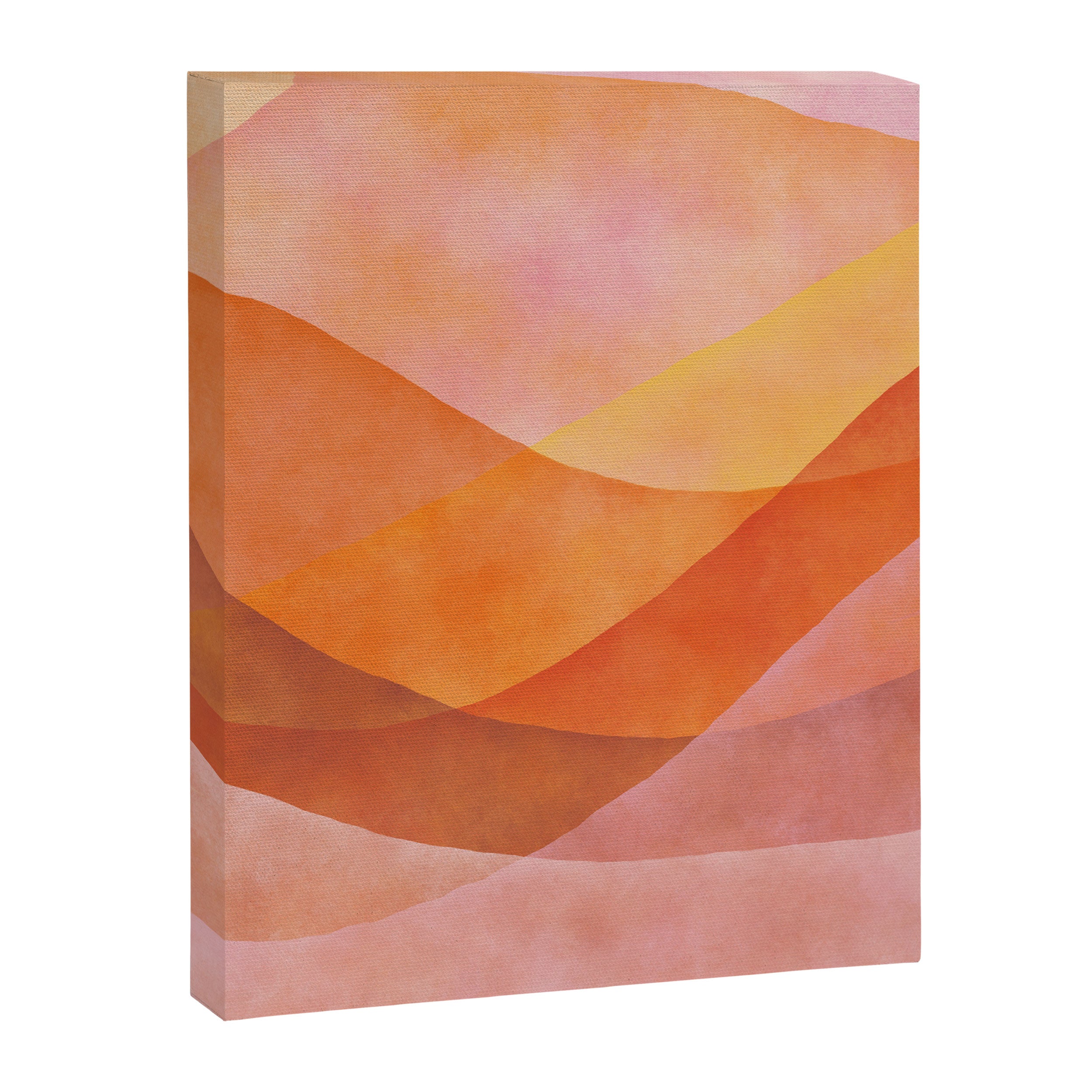 Modern Abstract Art Print - Watercolor Mountain #8 Canvas Print Gallery Image 8