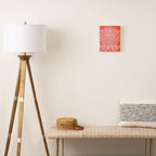 Modern Botanical Art Print - Coral Palm #1 Canvas Print Gallery Image 2
