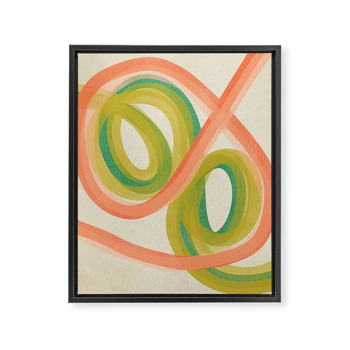 Modern Painting - Spring Abstract #1 Framed Canvas Print Gallery Image 1