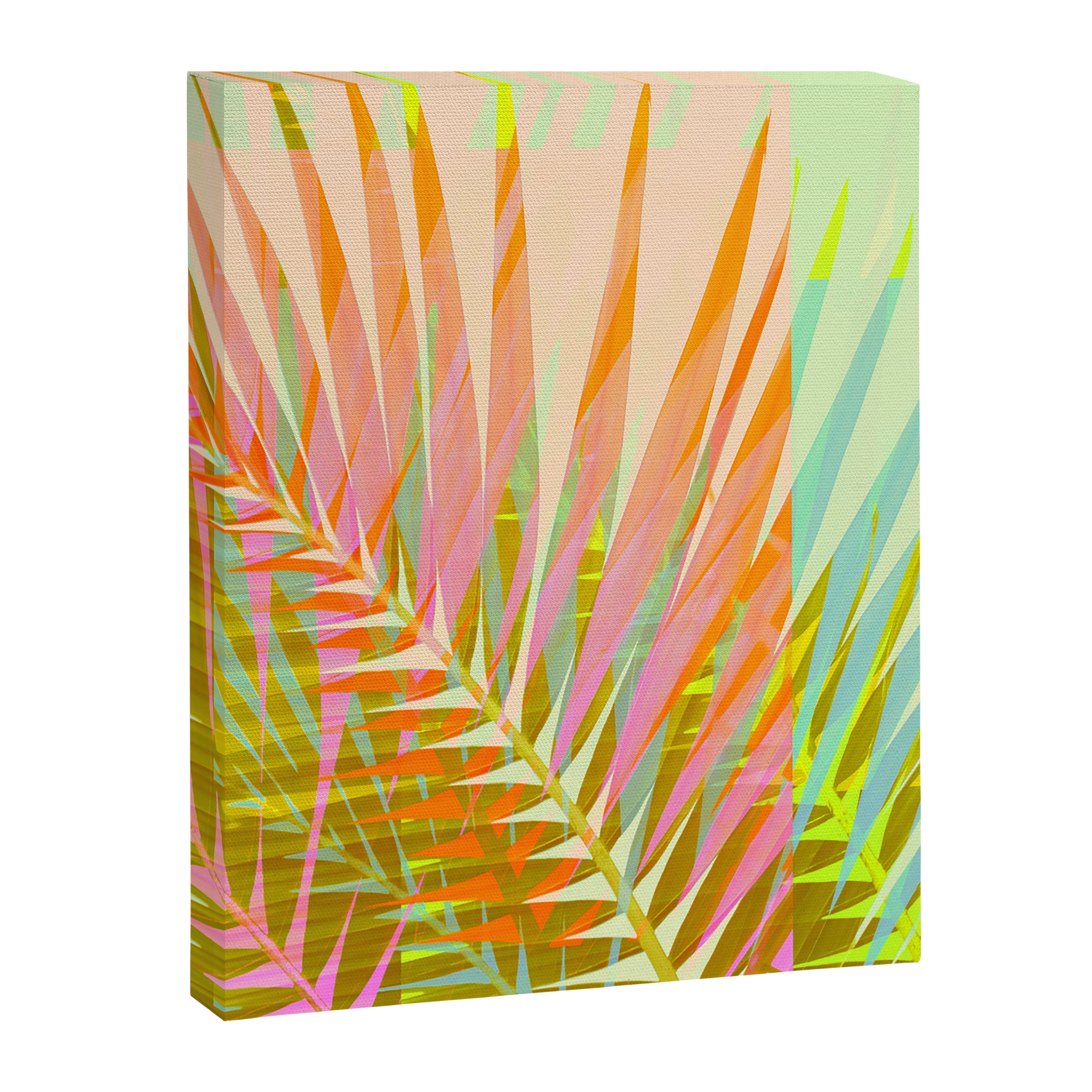 Modern Tropical Print - Sun Burn #4 Canvas Print Gallery Image 6