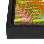 Modern Tropical Print - Sun Burn #4 Framed Canvas Print Gallery Image 3