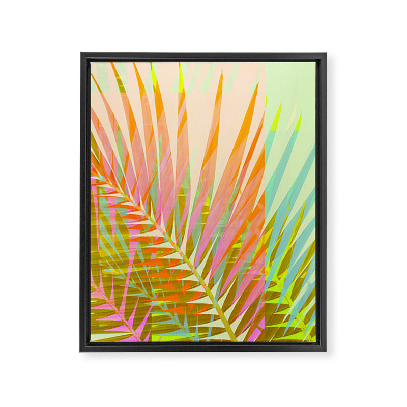 Modern Tropical Print - Sun Burn #4 Framed Canvas Print Gallery Image 6
