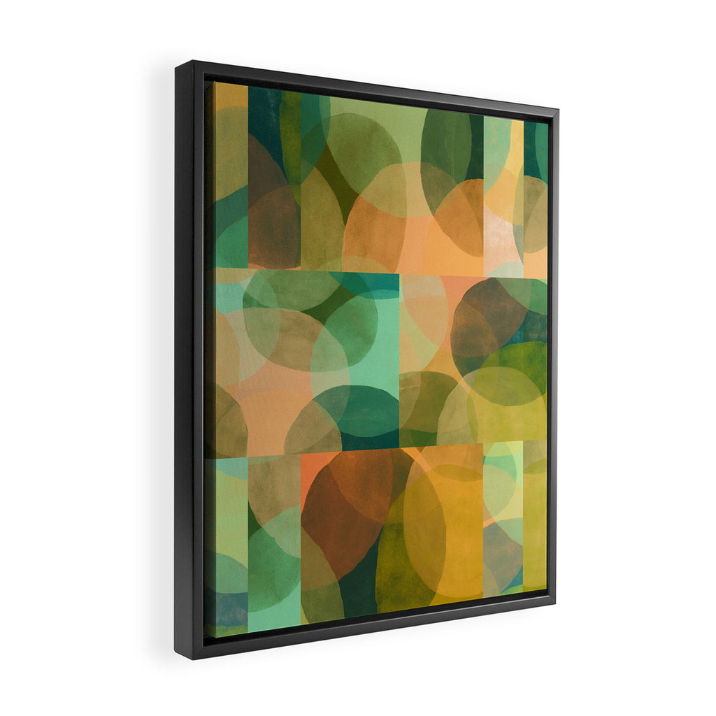 Organica Abstract 9 - Modern Abstract Art Print Framed Canvas Print Gallery Image 2